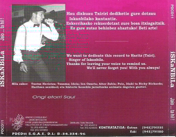 Iskanbila "Jaio...Ta Hil!" CD