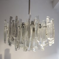 Image 5 of Kalmar "Fuente" Glass Chandelier