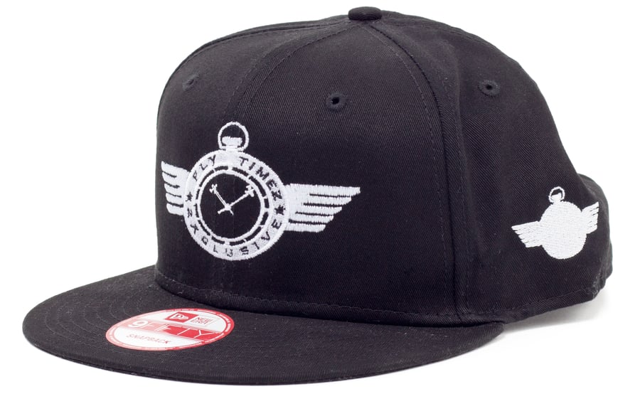 Image of FlyTimez "Official" Logo Snapback (Black/White)