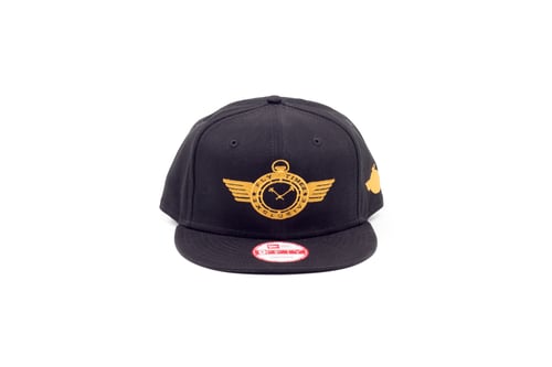 Image of FlyTimez "Official" Logo Snapback (Black/Gold)