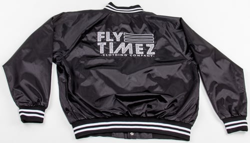 Image of FlyTimez Team Jacket (Black/White)