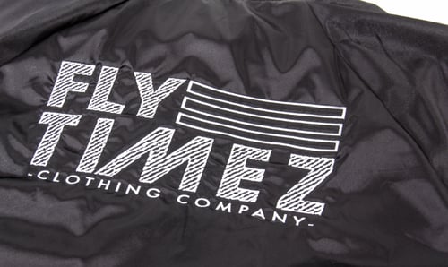 Image of FlyTimez Team Jacket (Black/White)