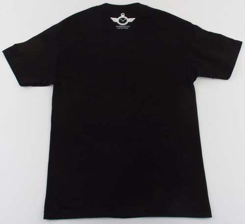 Image of MENS FlyTimez "Official" Logo Tee (Black/White)