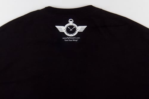 Image of MENS FlyTimez "Official" Logo Tee (Black/White)