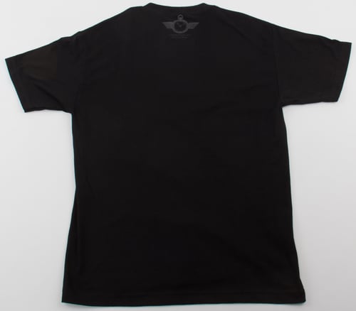 Image of MENS FlyTimez "Official" Logo Tee (Black/Black)