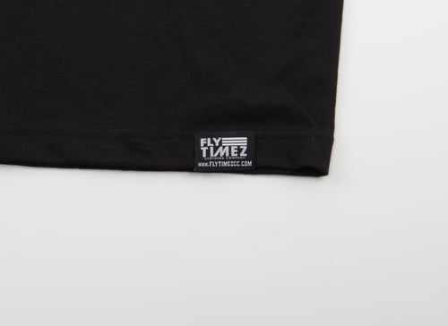 Image of MENS FlyTimez "Official" Logo Tee (Black/Black)