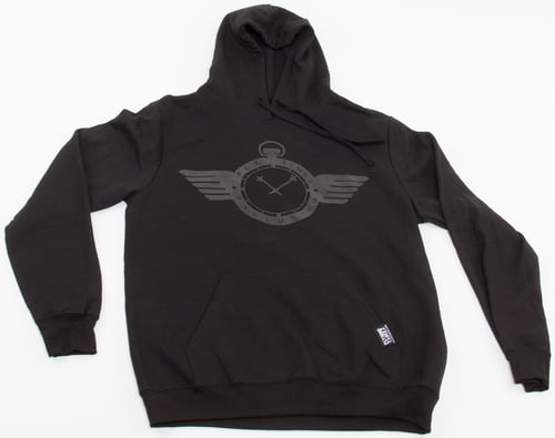 Image of FlyTimez "Official" Logo Hoodie (Black/Black)