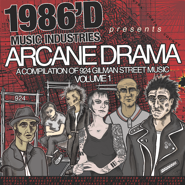Image of "Arcane Drama: A Compilation of 924 Gilman St Music" Vol. 1 (vinyl)