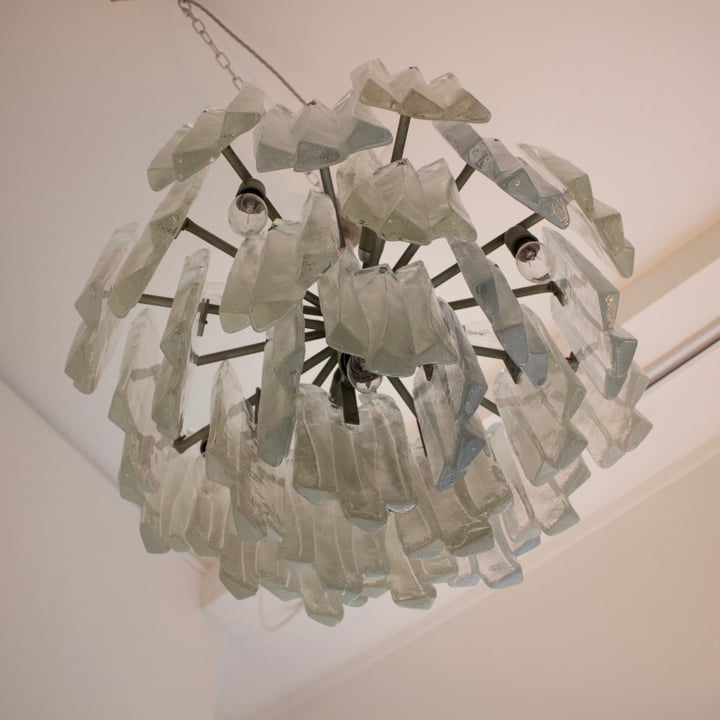 Image of Kalmar "Fuente" Glass Chandelier