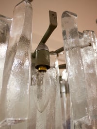Image 4 of Kalmar "Fuente" Glass Chandelier