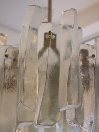 Image 3 of Kalmar "Fuente" Glass Chandelier