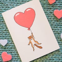 Image 1 of Loving chipmunk greeting card