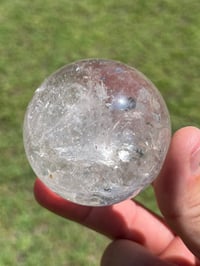 Image 17 of Clear Quartz Sphere With Rainbows #2923