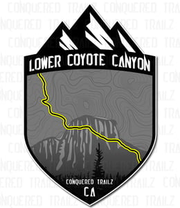 Image of "Lower Coyote Canyon" Trail Badge