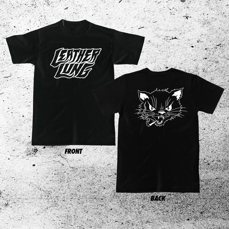 Logo & Lucy T-shirt / LEATHER LUNG