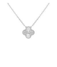 Image 1 of Silver Clover Necklace 
