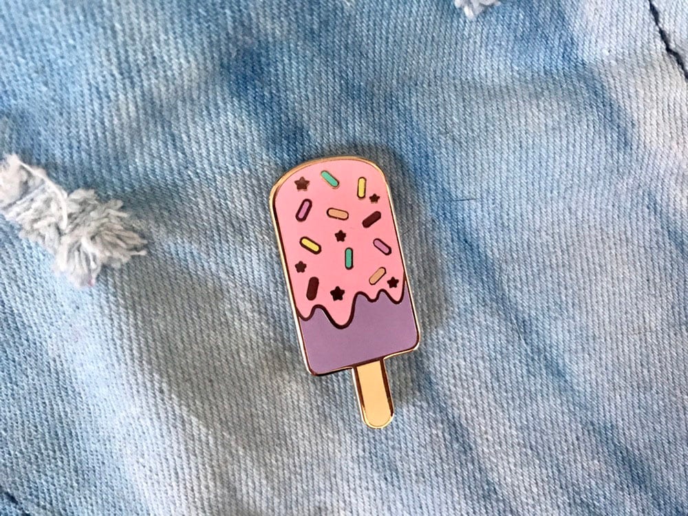 Image of Popsicle Sprinkles Enamel Pin