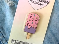 Image 2 of Popsicle Sprinkles Enamel Pin