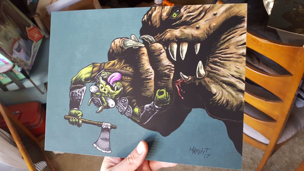 'Rancor Snacks' - Signed/limited Print