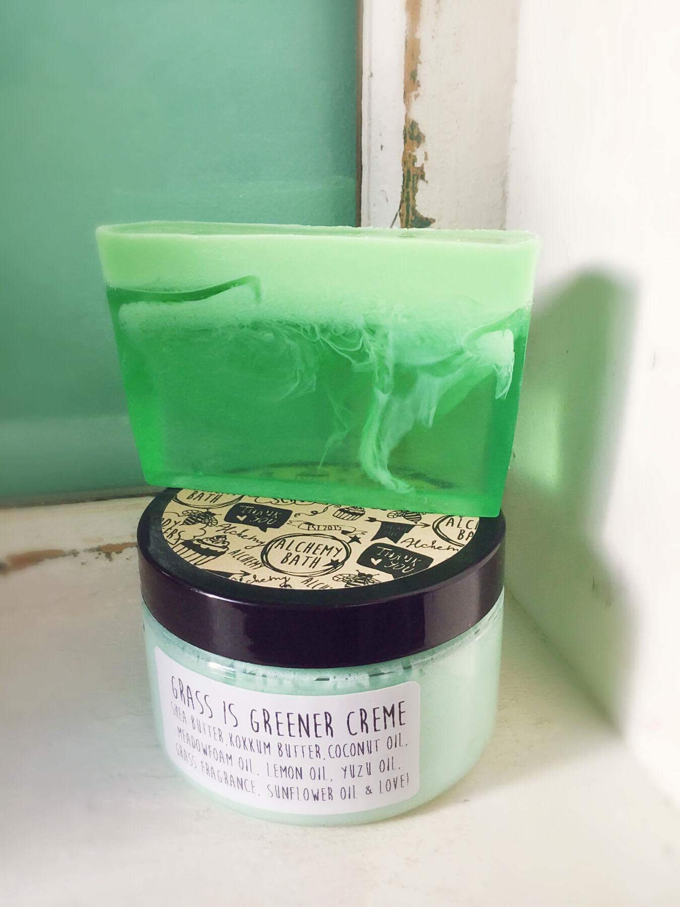 Image of Grass Is Greener Soap & Cream Duo