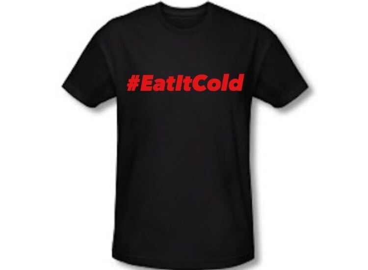 Image of #EatItCold By Pookie Jr Black (Red)