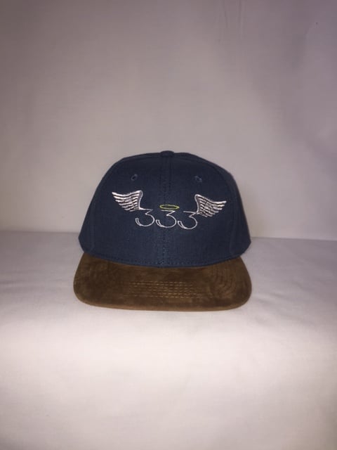 Image of 333 Wings Suede Peak Snapback