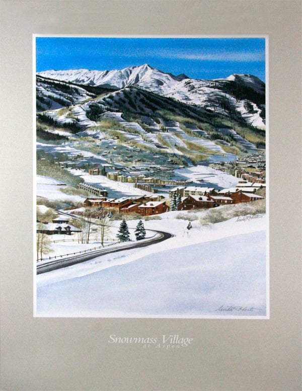Image of Snowmass Village CO poster