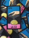 "La DJ" Lotería Patch