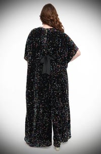 Image 3 of Rainbow Sequin Jumpsuit Kaftan 