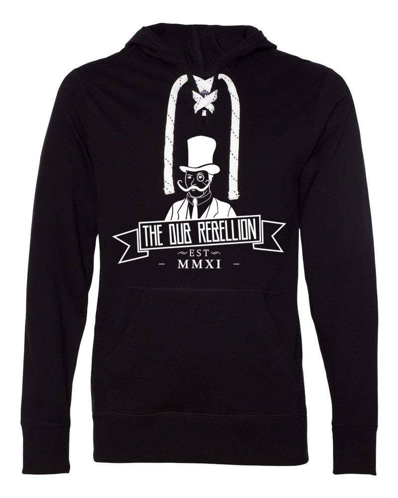 Image of The Dub Rebellion — 'Laced Hockey' Hoodie [Black]