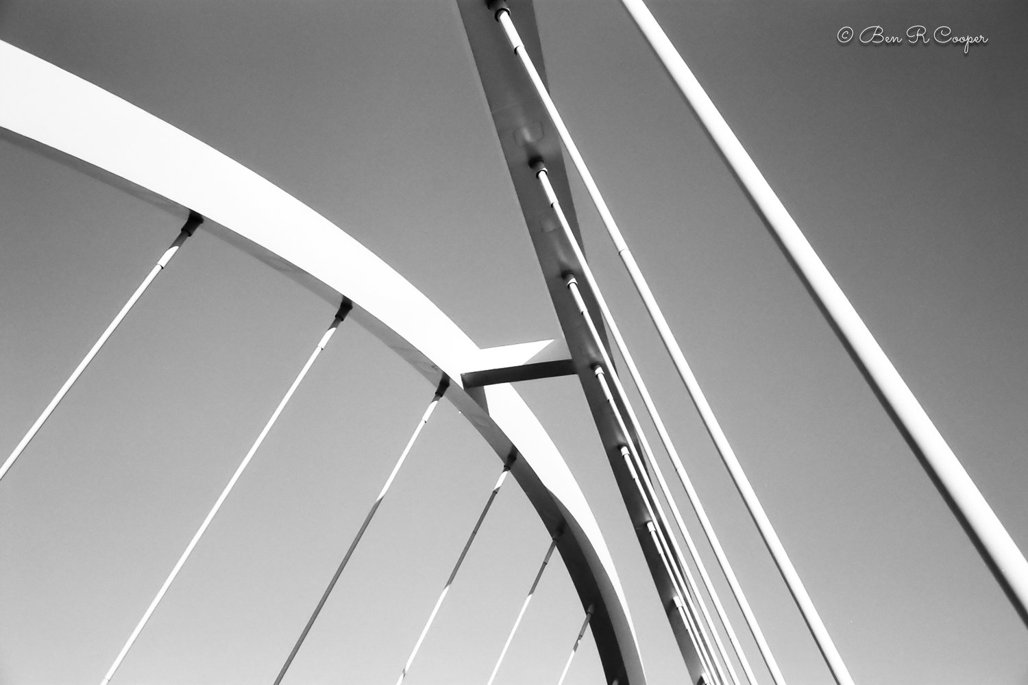 Looking up at the Lowry Avenue Bridge