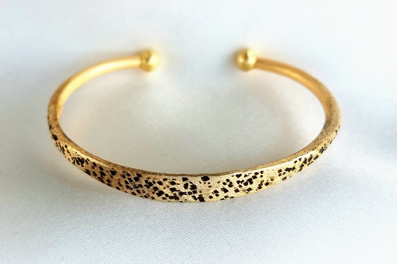 Image of Rustic Hammered Bangle 