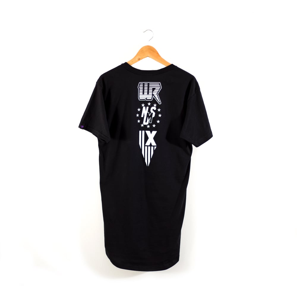 Image of ICONS Extended T-Shirt (blk/wht)