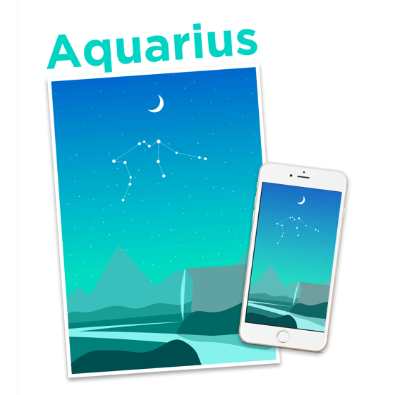 Image of ZODIAC - AQUARIUS