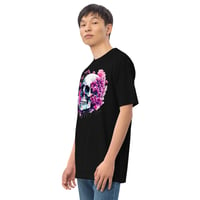 Image 5 of Watercolor skull 4 Men’s premium heavyweight tee