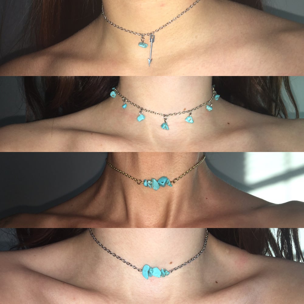 Image of the turquoise collection