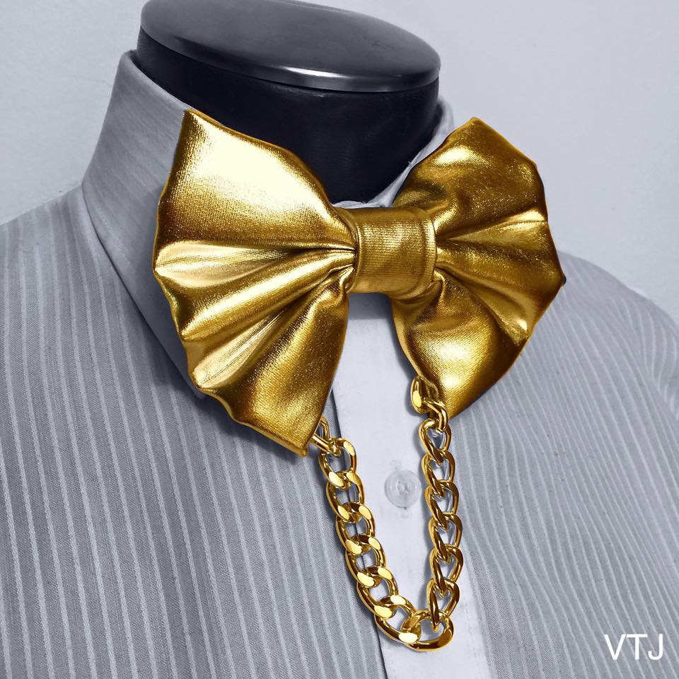 Image of Monochromatic Gold Bowtie (Silver available)
