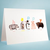 Happy Animal Card