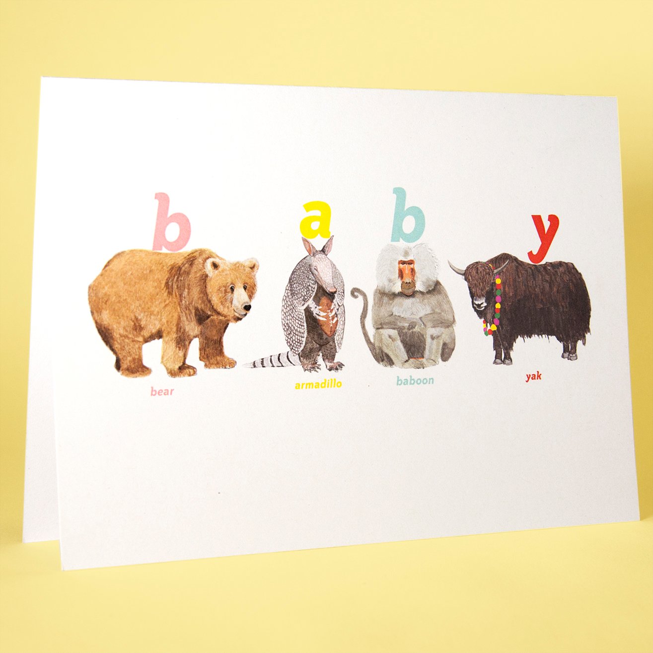 Image of Baby Animal Card