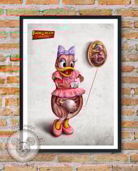 Image 2 of INHUMAN ANATOMY - Daisy's anatomy - limited edition of 100 - Giclèe print on fine art canvas