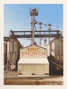 Image of Eric Church Kansas City 2017 poster