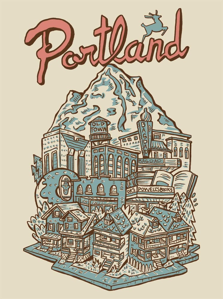 Image of Portland Print