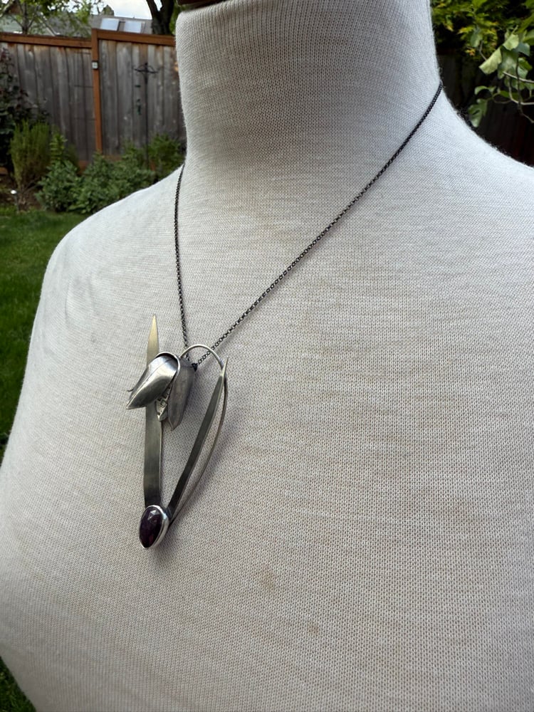 Image of Fritillaria Statement Pendant (with chain)