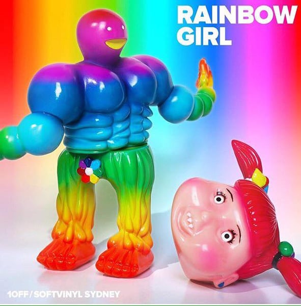 Image of Leeeeee Toy - Rainbow Girl