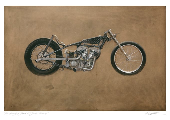 Image of 'The Beauty of Speed II (Indian Scout)'