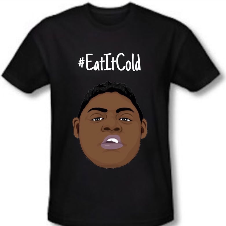 Image of Pookie Jr #EatItCold Black T-Shirt