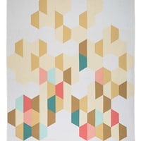 Image of Beetopia Honeycomb Bed Quilt Pattern - 80" x 90"