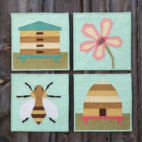 Image of Beetopia Quartet Mini Quilt Patterns