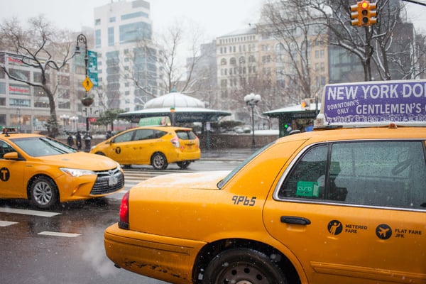 Image of Cab in the Snow 1