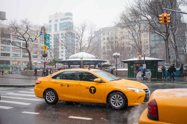 Image of Cab in the Snow 2